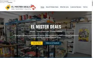El Mister Deals website