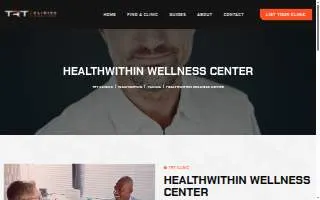 HealthWithin Wellness Center website