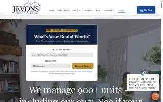 Jevons Property Management of Yakima website