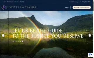Justice Law Yakima website