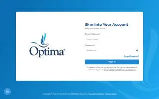 Optima Bookkeeping and Tax website