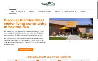 Peach Tree Retirement Center website