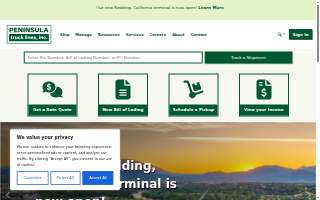 Peninsula Truck Lines, Inc. of Yakima
