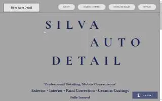 Silva's Auto Detail website