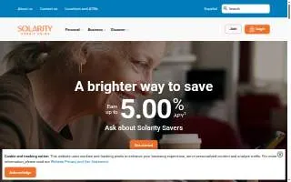 Solarity Credit Union of Yakima website
