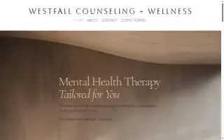 Westfall Counseling & Wellness website