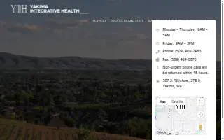 Yakima Integrative Health website