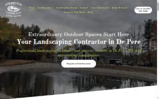 Extraordinary Landscape & Lawncare LLC website