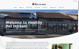 Healthy Pet Market of Allouez website