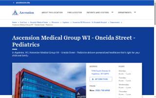 Ascension Medical Group WI - Oneida Street - Pediatrics
