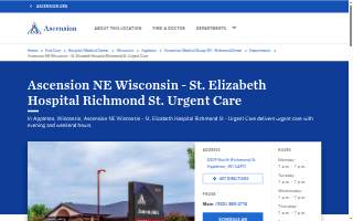 Ascension NE Wisconsin - St. Elizabeth Hospital Richmond St. Urgent Care