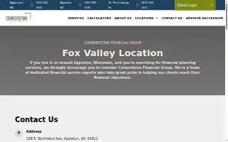 Cornerstone Financial Group website