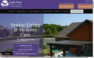Eagle Point Senior Living website