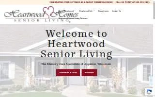 Heartwood Senior Living website