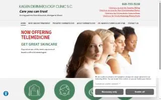 Kagen Dermatology Clinic SC website