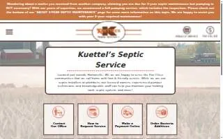 Kuettel's Septic Service, LLC of Appleton website