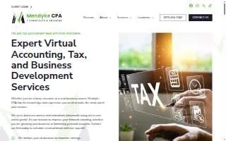 Mendyke, CPA website