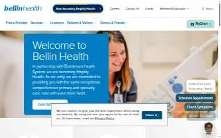 Bellin Health Urgent Care of Green Bay website