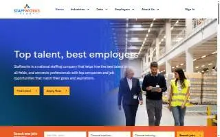Staffworks Group of Ashwaubenon website