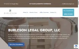 Burleson Legal Group, LLC of Beaver Dam website