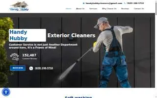 Handy Hubby Exterior Cleaners of Beaver Dam website