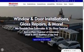 Hometown Glass & Improvement Inc of Beaver Dam website