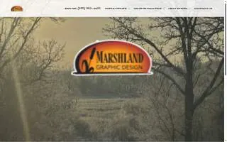 Marshland Graphic Design website