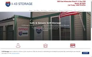 Beloit Self Storage website