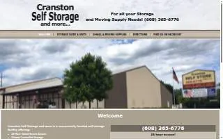 Cranston Self Store & More website