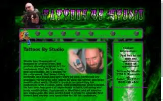 Tattoos By Studio website