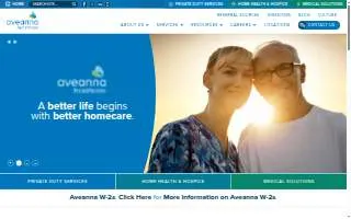 Aveanna Home Health of Reedsburg website