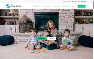 Bluegreen Carpet And Tile Cleaning of Brown Deer website
