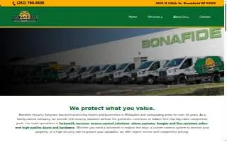 Bonafide Safe & Lock of Brookfield website