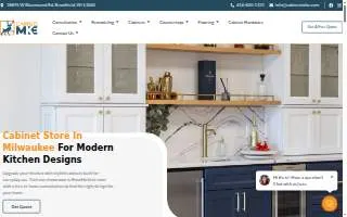 Cabinets MKE - Brookfield website