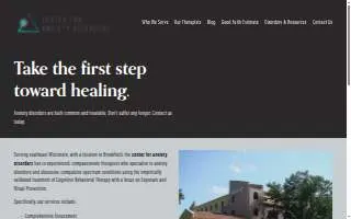 Center For Anxiety Disorders website