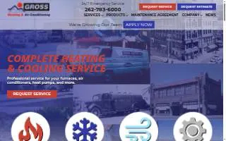 Gross Heating & Air Conditioning website