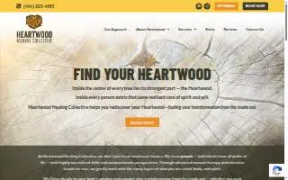 Heartwood Healing Collective website