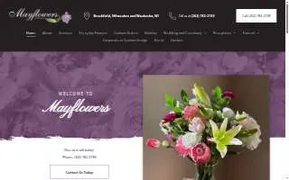 Mayflowers website