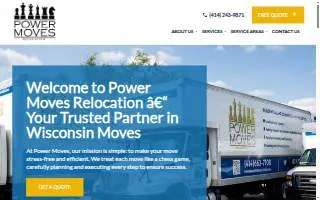 Power Moves Relocation LLC of Brookfield website