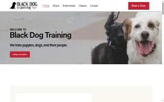 Black Dog Training LLC of Brown Deer website