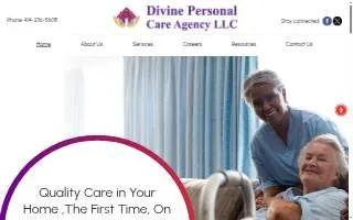 Divine Personal Care Agency LLC website
