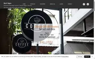 Burli Signs website