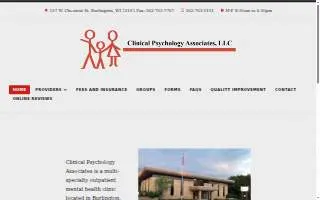 Clinical Psychology Associates, LLC website