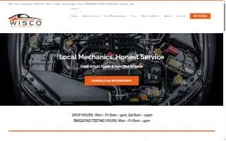 Wisco Automotive website
