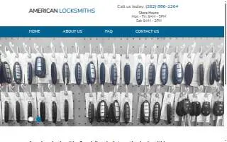 American Locksmiths website