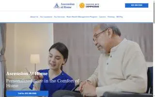 Ascension at Home together with Compassus of Caledonia website
