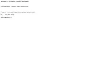 Dechamps Plumbing website