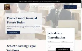 The Michelson Law Offices of Caledonia website