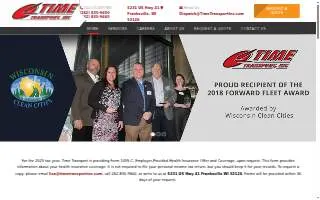 Time Transport Inc website