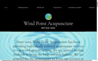 Wind Point Acupuncture of Caledonia website